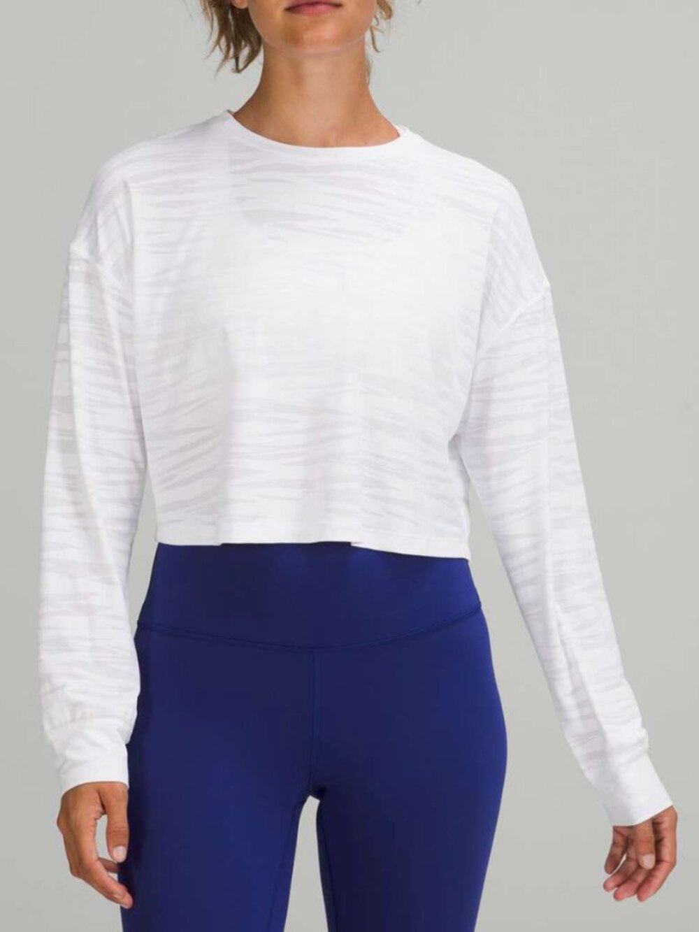 Lululemon Muscle Love Long Sleeve Shirt White Size 6